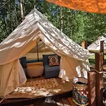 Glamping Lesny Duch Luxury tent Stola