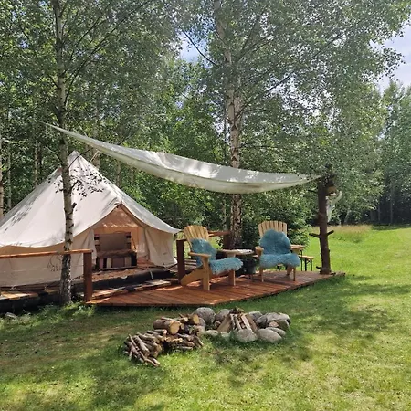 Luxury tent Glamping Lesny Duch *
