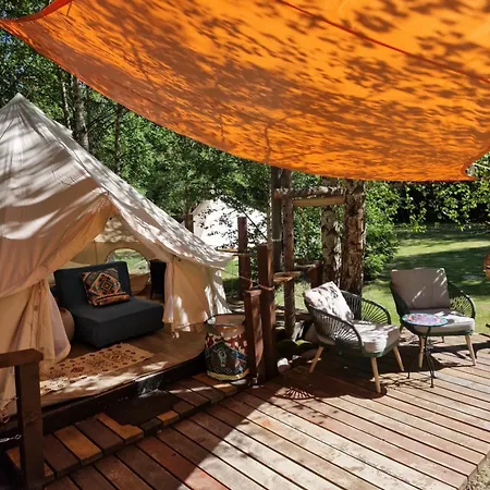 Glamping Lesny Duch Роскошный шатер *
