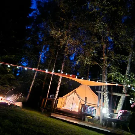 Glamping Lesny Duch Luksusowy namiot